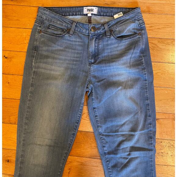 Paige‎ Denim Verdugo Ankle Jeans Mid Rise Medium Wash Straight Leg Size 30 - Picture 2 of 5